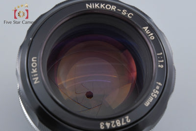 【中古】Nikon ニコン NIKKOR-S.C Auto 55mm f/1.2 Ai改