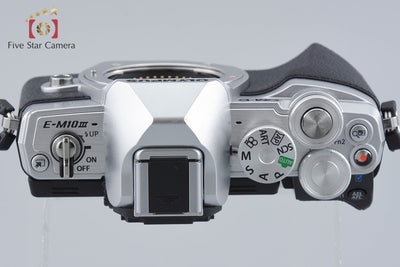 【中古】OLYMPUS オリンパス OM-D E-M10 Mark III シルバー ミラーレス一眼カメラ