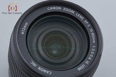 【中古】Canon キヤノン EF-S 15-85mm f/3.5-5.6 IS USM