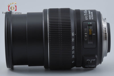 【中古】Canon キヤノン EF-S 15-85mm f/3.5-5.6 IS USM