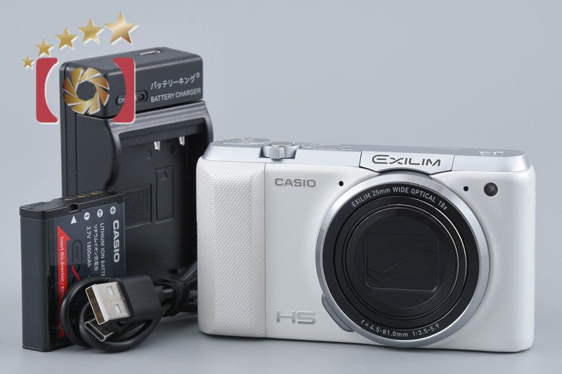 【中古】Casio カシオ HIGH SPEED EXILIM EX-ZR850 ホワイト コンパクトデジタルカメラ