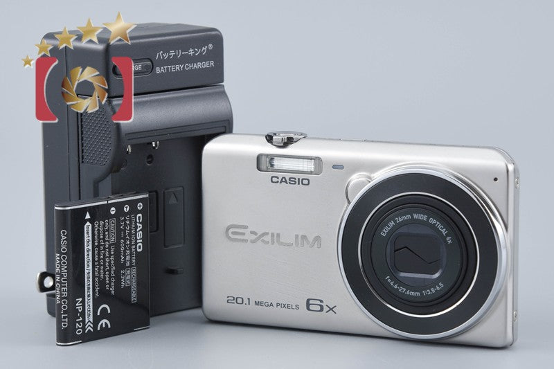 【中古】CASIO カシオ EXILIM EX-ZS35 シルバー コンパクトデジタルカメラ