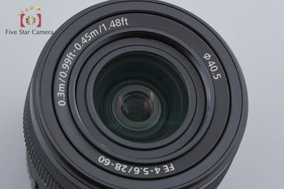 【中古】SONY ソニー FE 28-60mm f/4-5.6 SEL2860