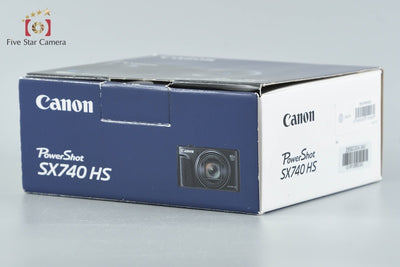 【中古】Canon キヤノン PowerShot SX740 HS シルバー コンパクトデジタルカメラ 元箱付き