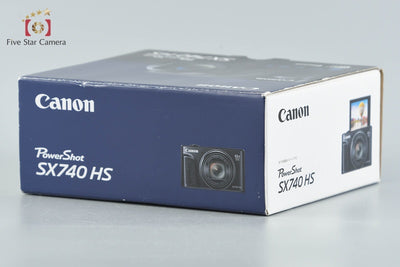 【中古】Canon キヤノン PowerShot SX740 HS シルバー コンパクトデジタルカメラ 元箱付き