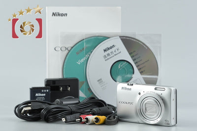 【中古】Nikon ニコン COOLPIX S6300 クリスタルシルバー コンパクトデジタルカメラ