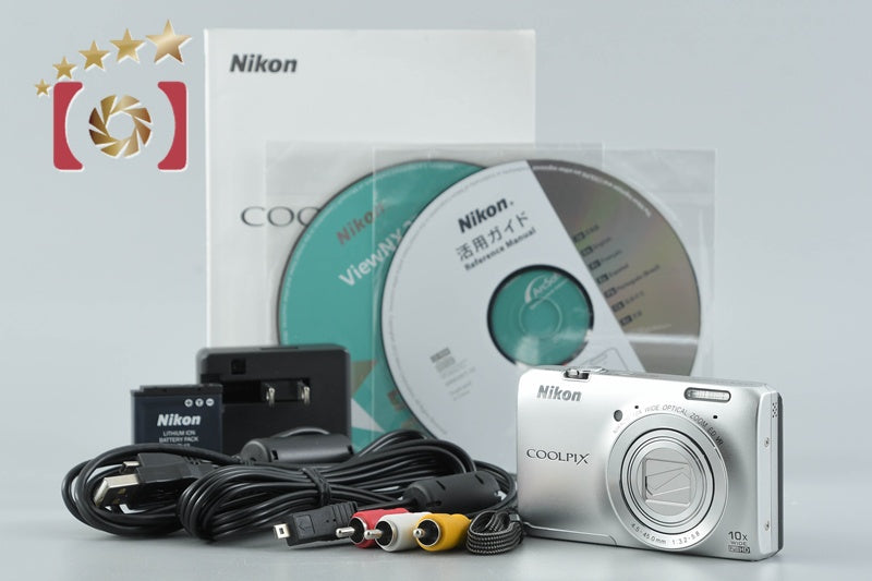 【中古】Nikon ニコン COOLPIX S6300 クリスタルシルバー コンパクトデジタルカメラ