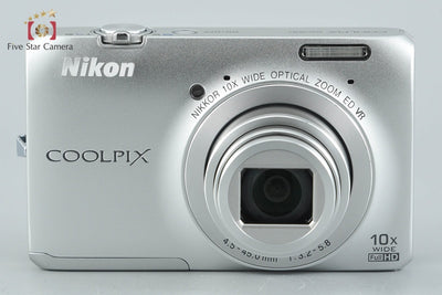 【中古】Nikon ニコン COOLPIX S6300 クリスタルシルバー コンパクトデジタルカメラ