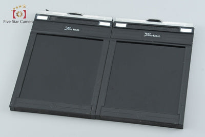 【中古】Lisco リスコ REGAL II 4x5 カットフィルムホルダー 2枚セット 元箱付き