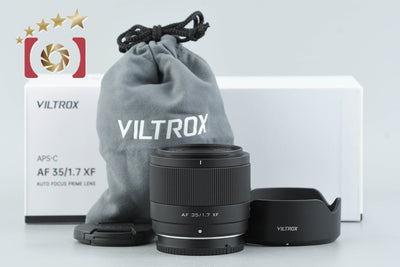 【中古】VILTROX ビルトロックス AF 35mm f/1.7 STM ASPH ED IF 富士フイルム Xマウント用 元箱付き