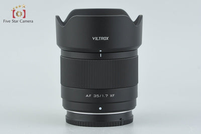 【中古】VILTROX ビルトロックス AF 35mm f/1.7 STM ASPH ED IF 富士フイルム Xマウント用 元箱付き