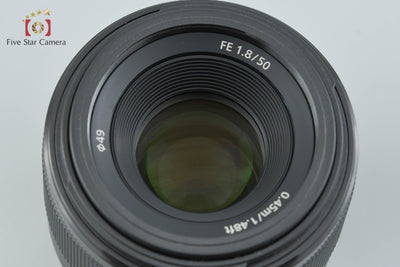 【中古】SONY ソニー FE 50mm f/1.8 SEL50F18F 元箱付き