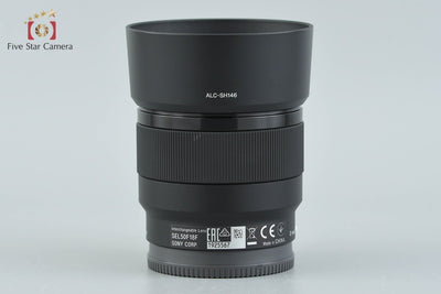 【中古】SONY ソニー FE 50mm f/1.8 SEL50F18F 元箱付き