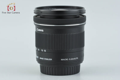 【中古】Canon キヤノン EF-S 10-18mm f/4.5-5.6 IS STM