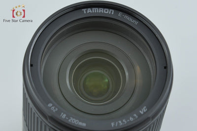 【中古】TAMRON タムロン B011 18-200mm f/3.5-6.3 Di III VC ソニーEマウント用