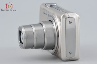 【中古】FUJIFILM 富士フイルム FINEPIX F200EXR シルバー コンパクトデジタルカメラ 元箱付き