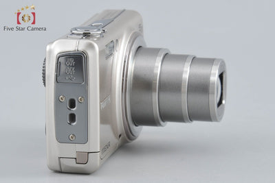 【中古】FUJIFILM 富士フイルム FINEPIX F200EXR シルバー コンパクトデジタルカメラ 元箱付き