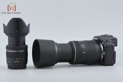 【中古】Panasonic パナソニック LUMIX DMC-G3 エスプリブラック ダブルズームレンズキット シャッター回数僅少 元箱付き