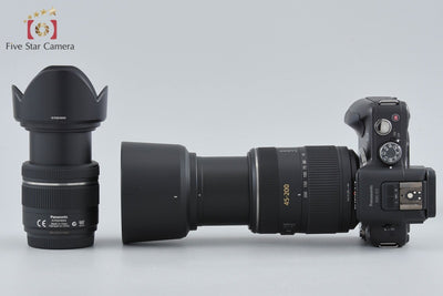 【中古】Panasonic パナソニック LUMIX DMC-G3 エスプリブラック ダブルズームレンズキット シャッター回数僅少 元箱付き