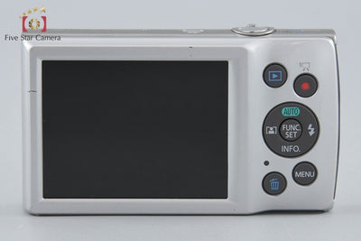 【中古】Canon キヤノン IXY 180 シルバー コンパクトデジタルカメラ