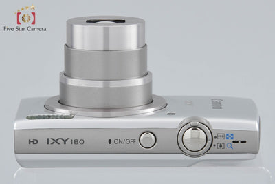 【中古】Canon キヤノン IXY 180 シルバー コンパクトデジタルカメラ