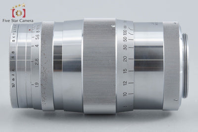 【中古】Canon キヤノン 85mm f/1.9 L39 ライカスクリューマウント