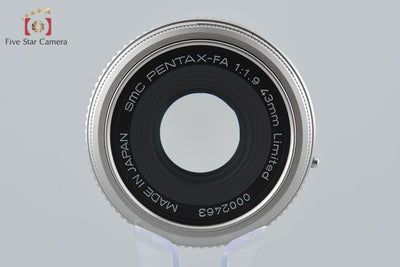 【中古】PENTAX ペンタックス SMC FA 43mm f/1.9 Limited シルバー