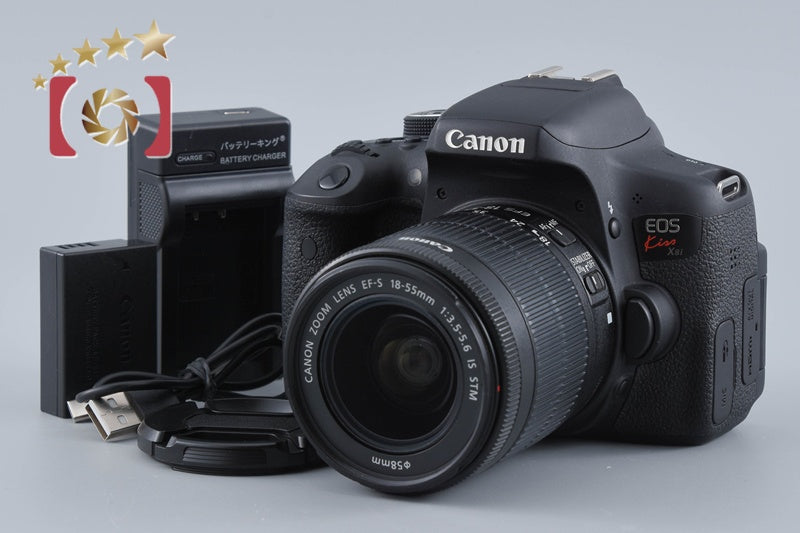 [Used] Canon EOS Kiss X8i EF-S 18-55 IS STM Lens Kit
