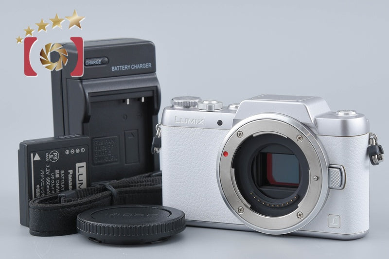 【中古】Panasonic パナソニック LUMIX DMC-GF7 ホワイト ミラーレス一眼カメラ 海外版