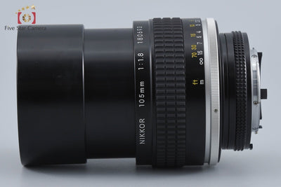 【中古】Nikon ニコン Ai-S NIKKOR 105mm f/1.8