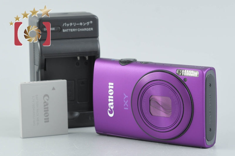 [Used] Canon IXY 600F Purple Compact Digital Camera