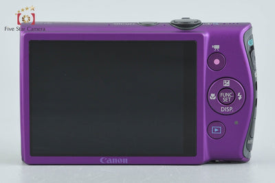 【中古】Canon キヤノン IXY 600F パープル コンパクトデジタルカメラ