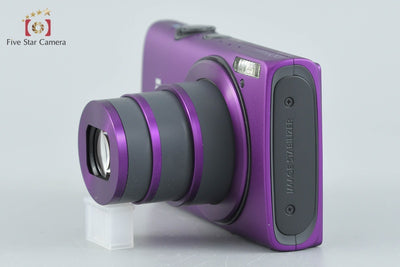 【中古】Canon キヤノン IXY 600F パープル コンパクトデジタルカメラ