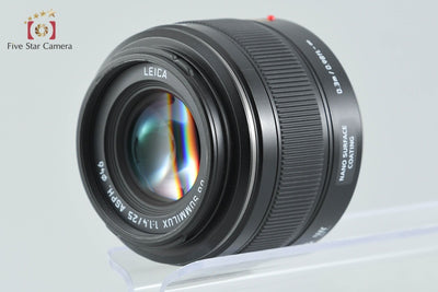 【中古】Panasonic パナソニック LUMIX LEICA DG SUMMILUX 25mm f/1.4 ASPH. H-X025