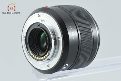 【中古】Panasonic パナソニック LUMIX LEICA DG SUMMILUX 25mm f/1.4 ASPH. H-X025