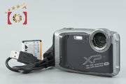 【中古】FUJIFILM 富士フイルム FINEPIX XP140 ダークシルバー コンパクトデジタルカメラ