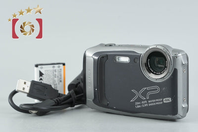 【中古】FUJIFILM 富士フイルム FINEPIX XP140 ダークシルバー コンパクトデジタルカメラ
