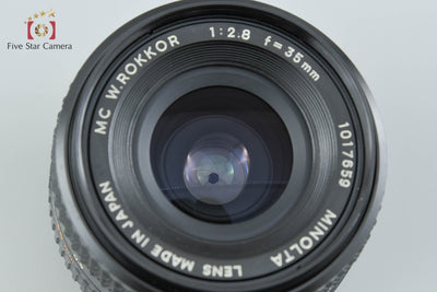 【中古】MINOLTA ミノルタ MD W.ROKKOR 35mm f/2.8