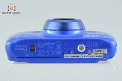 【中古】Nikon ニコン COOLPIX S32 ブルー コンパクトデジタルカメラ