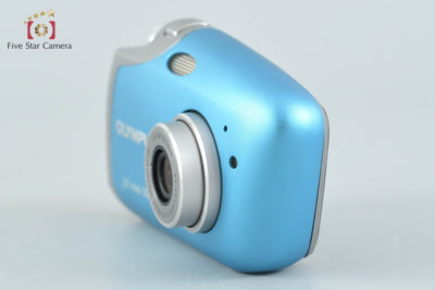 【中古】OLYMPUS オリンパス μ-mini DIGITAL クリスタルブルー コンパクトデジタルカメラ