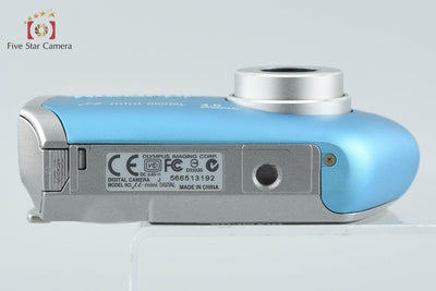 【中古】OLYMPUS オリンパス μ-mini DIGITAL クリスタルブルー コンパクトデジタルカメラ