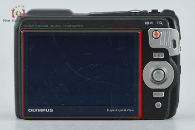 【中古】OLYMPUS オリンパス TOUGH TG-820 ブラック 防水デジタルカメラ シャッター回数僅少