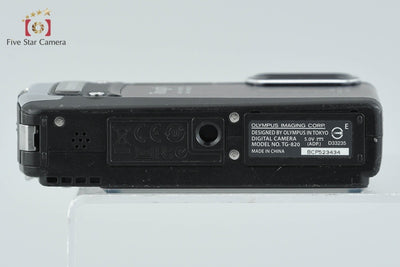 【中古】OLYMPUS オリンパス TOUGH TG-820 ブラック 防水デジタルカメラ シャッター回数僅少