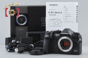 【中古】OLYMPUS オリンパス OM-D E-M1 Mark III ブラック ミラーレス一眼カメラ シャッター回数僅少 元箱付き