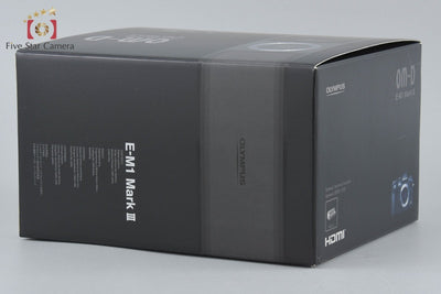 【中古】OLYMPUS オリンパス OM-D E-M1 Mark III ブラック ミラーレス一眼カメラ シャッター回数僅少 元箱付き