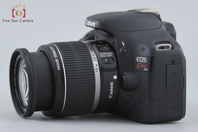 【中古】Canon キヤノン EOS Kiss X4 EF-S 18-55 IS レンズキット シャッター回数僅少