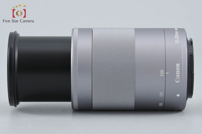 【中古】Canon キヤノン EF-M 55-200mm f/4.5-6.3 IS STM シルバー