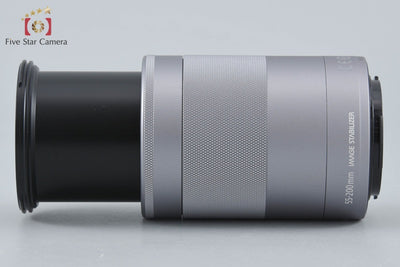 【中古】Canon キヤノン EF-M 55-200mm f/4.5-6.3 IS STM シルバー