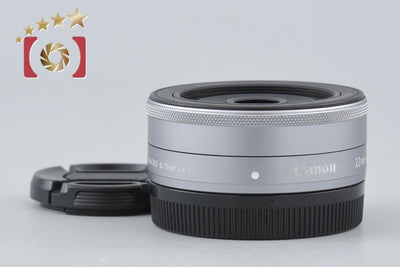 【中古】Canon キヤノン EF-M 22mm f/2 STM シルバー