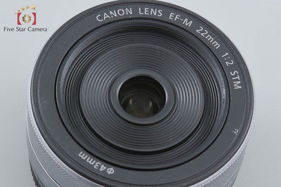 【中古】Canon キヤノン EF-M 22mm f/2 STM シルバー